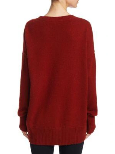 Shop Theory Karenia Cashmere Sweater In Fuchsia