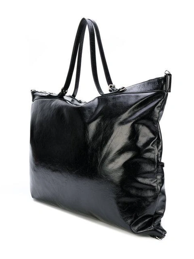 Shop Saint Laurent Maxi Shoulder Bag In Black
