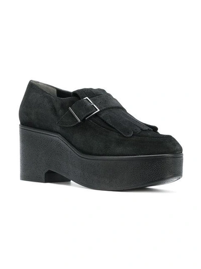 Shop Robert Clergerie Clergerie Xati Platform Loafers - Black