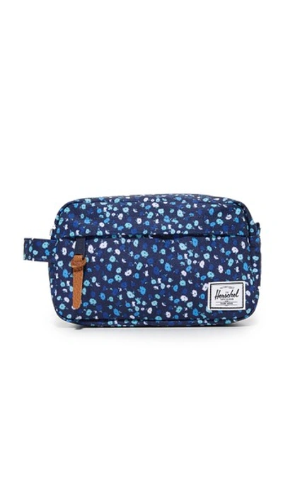 Herschel Supply Co Chapter Carry On Travel Kit In Peacoat Mini Floral