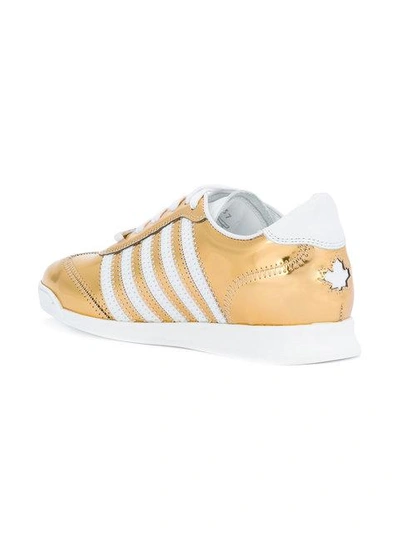 Shop Dsquared2 New Runners Sneakers - Yellow & Orange