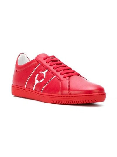 Shop Versace Medusa Sneakers - Red