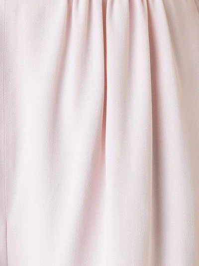 Shop Chloé Tie Ankle Cuff Trousers In Pink