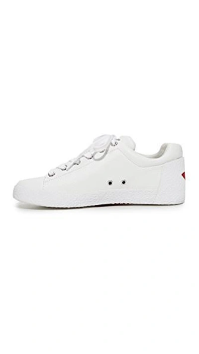Shop Ash Niagara Embroidered Sneakers In White
