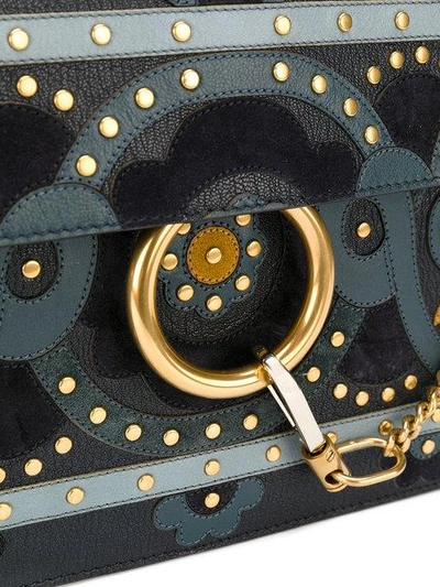 Shop Chloé Faye Shoulder Bag In Blue