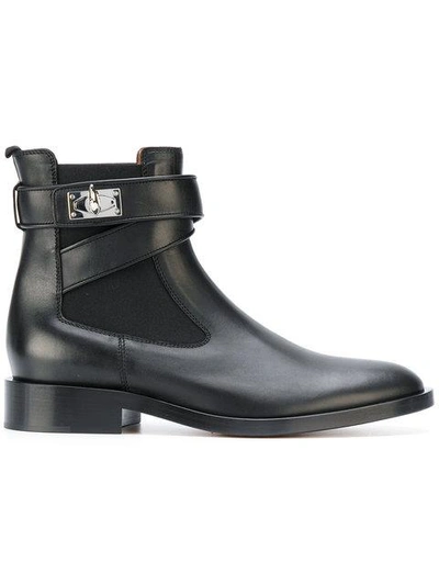 Shop Givenchy Shark Lock Ankle Boots