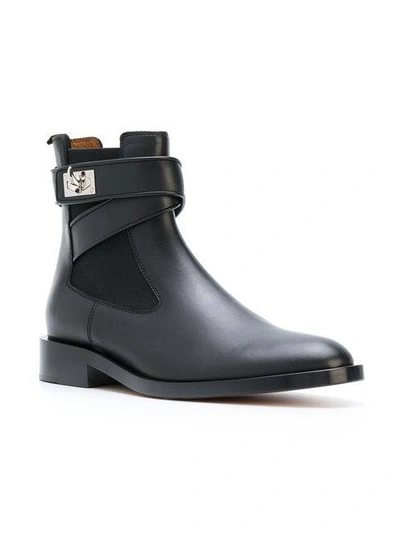 Shop Givenchy Shark Lock Ankle Boots