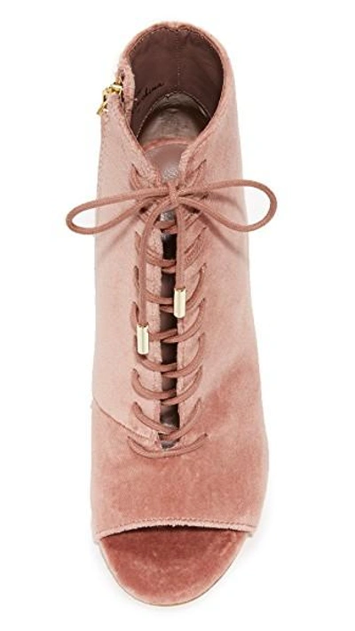 Shop Joie Lakia Peep Toe Booties In Light Mauve