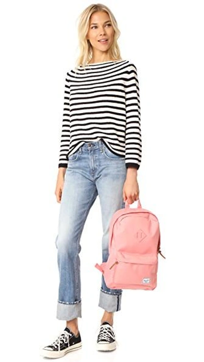 Shop Herschel Supply Co Heritage Mid Volume Backpack In Strawberry Ice