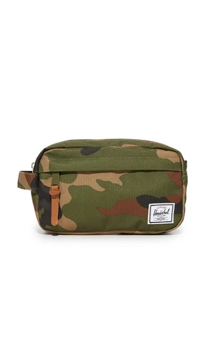 Herschel Supply Co Chapter Carry On Travel Kit In Woodland Camo