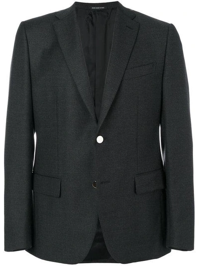 Shop Caruso Classic Suit Blazer In Grey