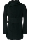 RICK OWENS RICK OWENS HOODED COAT - BLACK,RU17F8970DD12211027