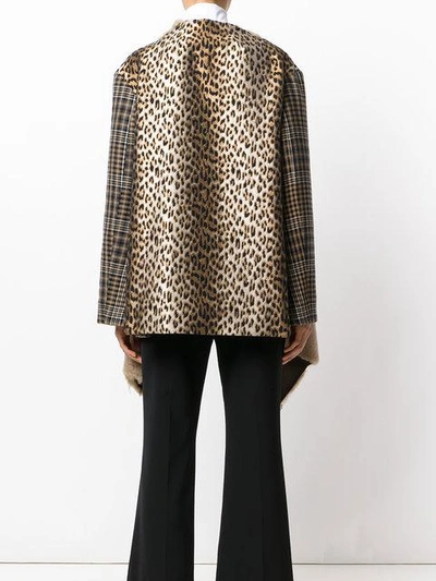 Shop Antonio Marras Mismatched Asymmetrical Coat