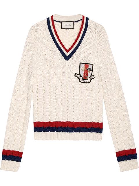 gucci cable knit sweater