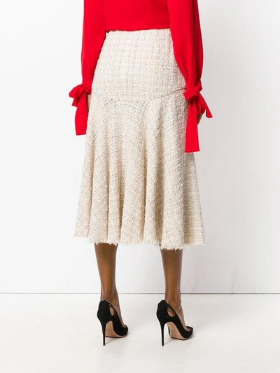 Shop Alexander Mcqueen Tweed Skirt