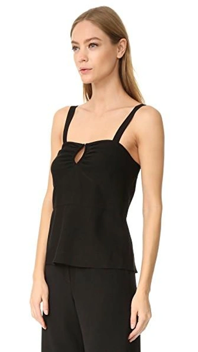 Shop Jenni Kayne Keyhole Tank In Black