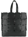 PACO RABANNE large Vegetal Cabs tote,LEATHER100%