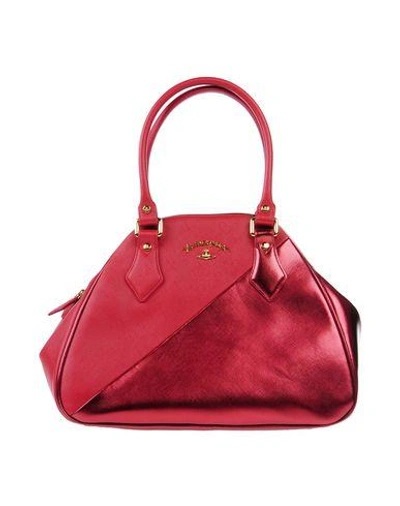 Vivienne Westwood Anglomania Handbags In Brick Red