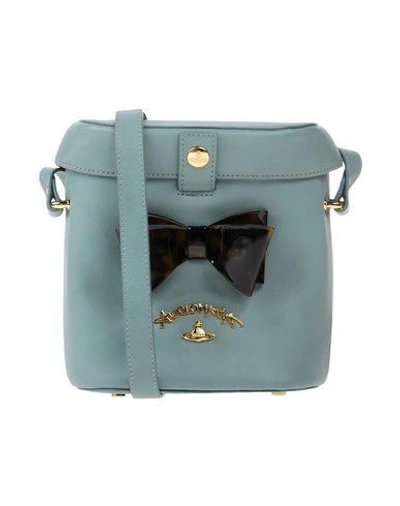 Vivienne Westwood Anglomania Across-body Bag In Light Green