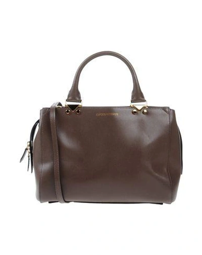 Emporio Armani Handbag In Khaki