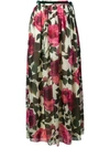 Blugirl Floral Print Pleated Skirt
