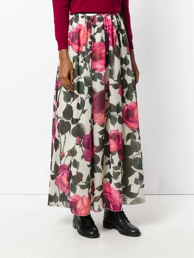 Shop Blugirl Floral Print Pleated Skirt