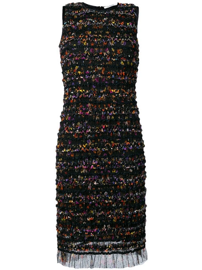 Givenchy Ruffled Lace Dress In Multicolor