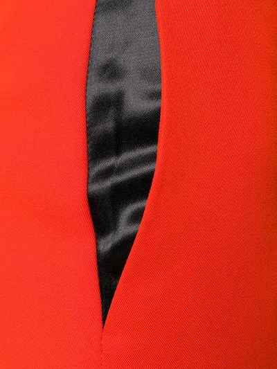 Shop Lanvin Straight-leg Trousers In Red