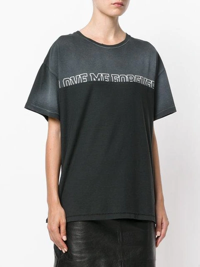 Shop Saint Laurent Contrast Panel T-shirt