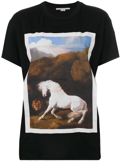 Stella Mccartney Horse Print T-shirt In Unica