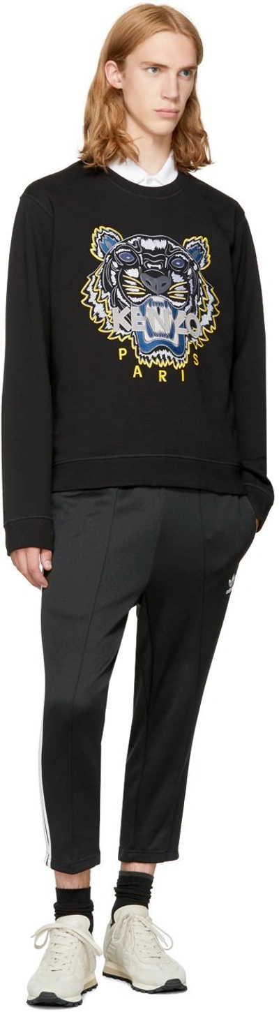 Shop Kenzo Black Tiger Sweatshirt