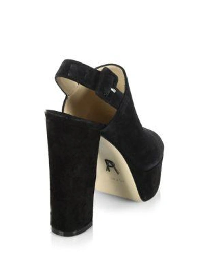 Shop Paul Andrew Senato Platform Sandals In Black