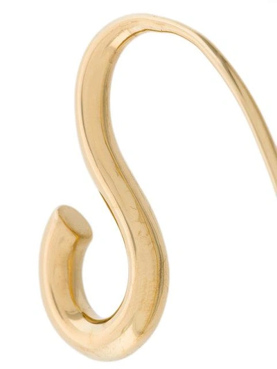 Shop Charlotte Chesnais Hook Large Earring In Metallic