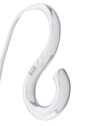Shop Charlotte Chesnais Hook Large Earring In Metallic