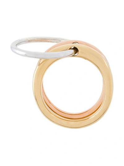 Shop Charlotte Chesnais Neo Lover Ring In Metallic