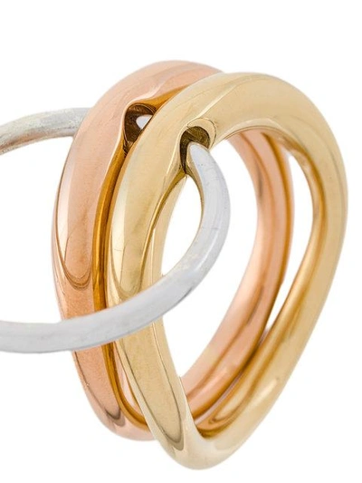 Shop Charlotte Chesnais Neo Lover Ring In Metallic