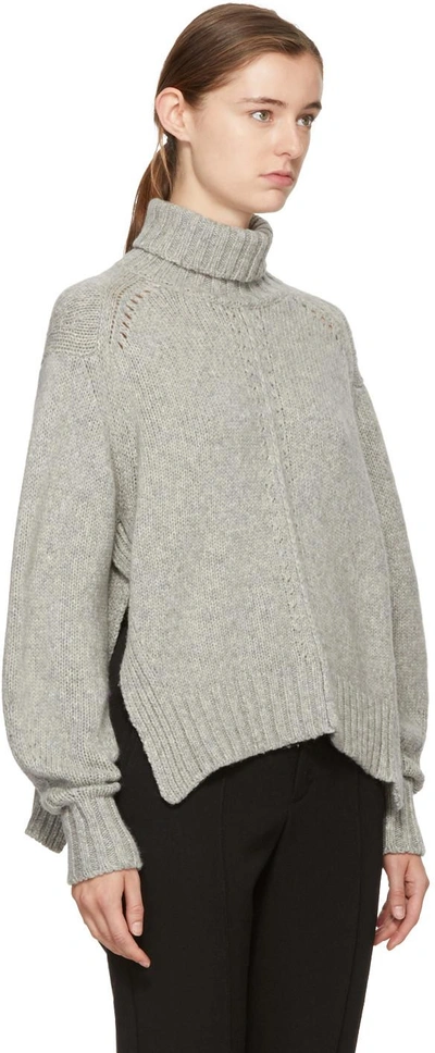 Shop Isabel Marant Grey Dasty Turtleneck