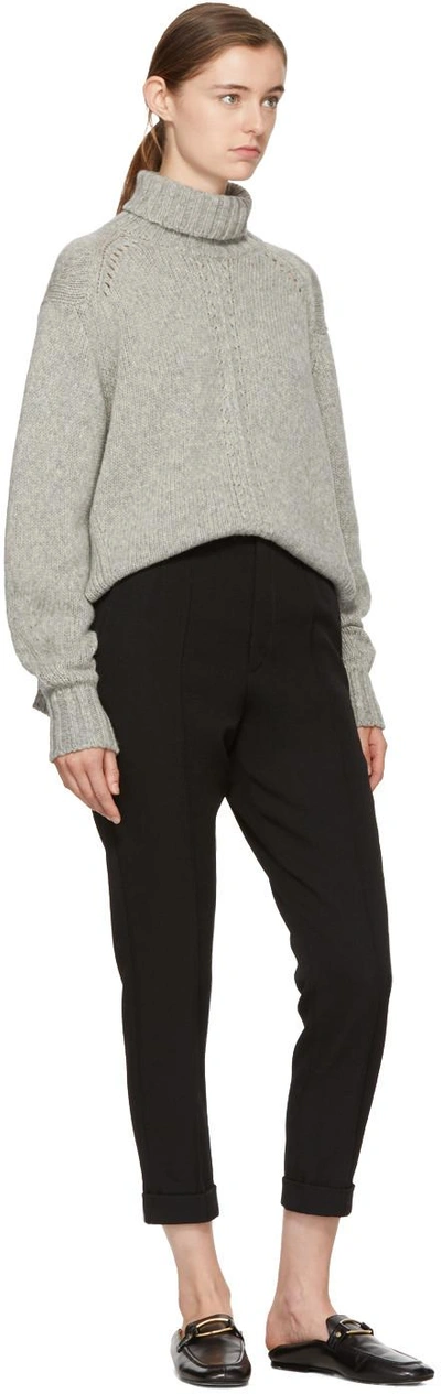 Shop Isabel Marant Grey Dasty Turtleneck