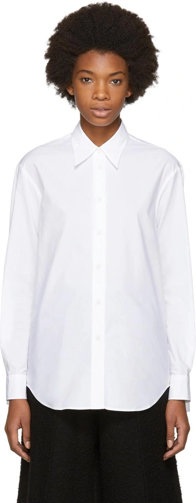 Shop Mm6 Maison Margiela White Parachute Shirt