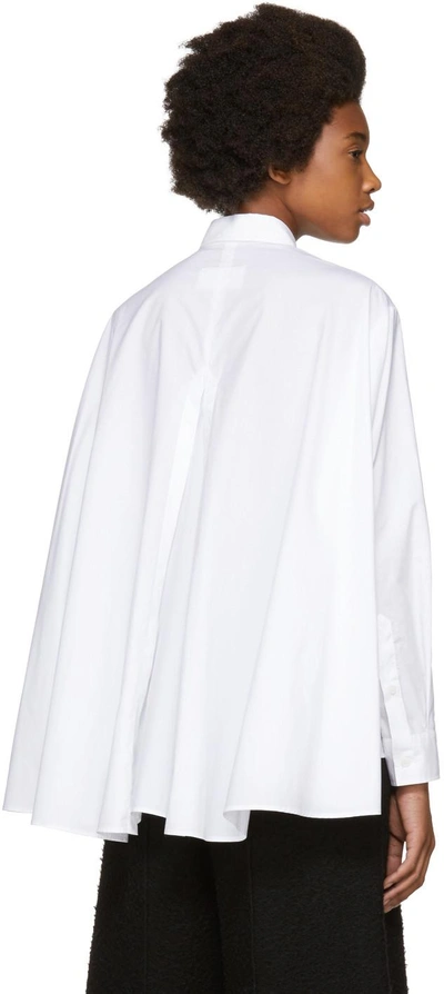 Shop Mm6 Maison Margiela White Parachute Shirt