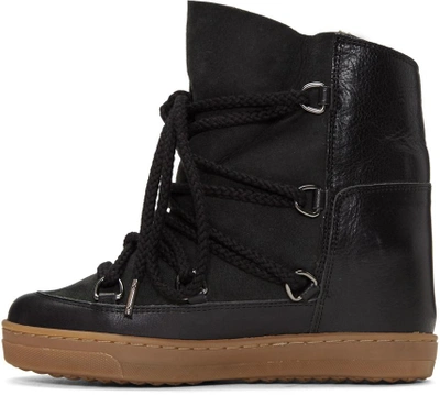 Shop Isabel Marant Black Nowles Boots In 01bk Black