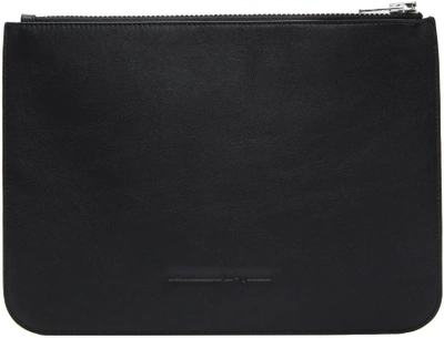 Shop Mcq By Alexander Mcqueen Black Large Swallow Pouch