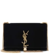 SAINT LAURENT Kate Tassel velvet shoulder bag