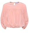 RED VALENTINO SILK BATWING TOP,P00267391