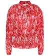 BALENCIAGA Floral-printed blouse