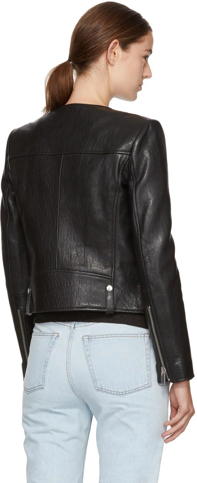 syv stof ulv Isabel Marant Étoile Kankara Textured-leather Jacket In Black | ModeSens