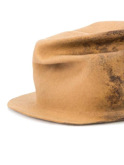 Shop Horisaki Design & Handel Wrinkled Bucket Hat - Neutrals In Nude & Neutrals