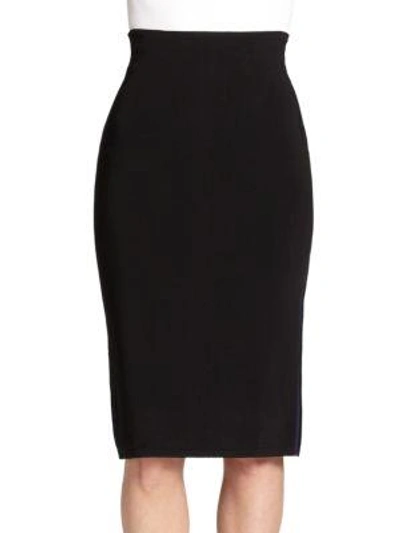 Rag & Bone Roxy Stretch Knit Pencil Skirt In Black