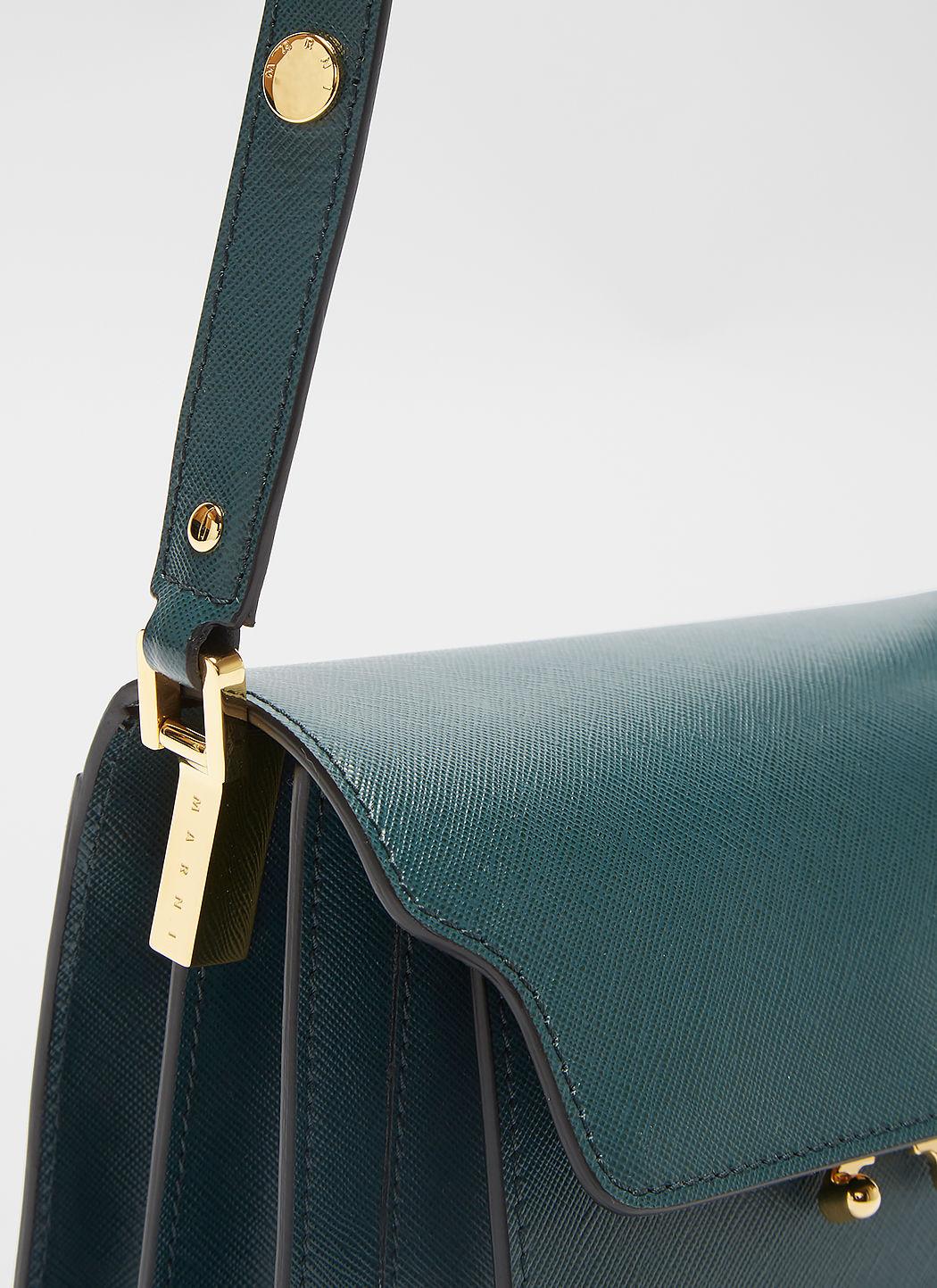 Marni Mini Trunk Shoulder Bag In Green | ModeSens
