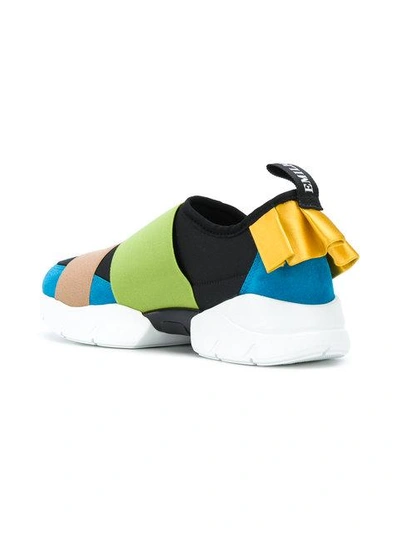Shop Emilio Pucci Colour-block Sneakers